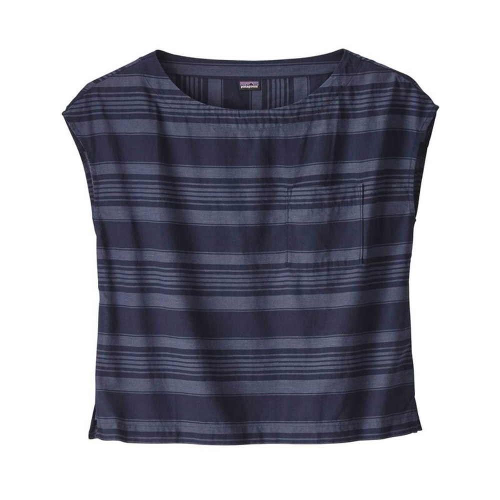 Patagonia Lightweight A/C top, blue, Small, hemp blend